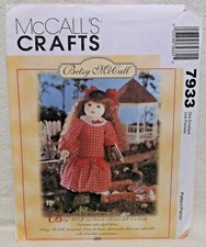 McCall's Crafts Pattern  7933 Betsy McCall 18" Doll Pattern  Schoolgirl Outfit