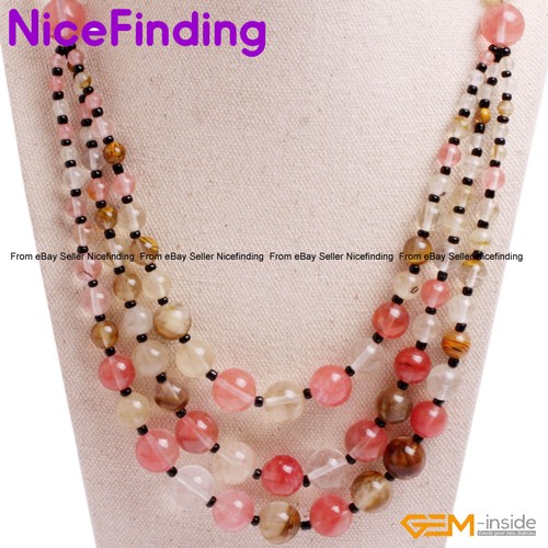 Handmade Cluster Statement Strand Necklaces For Women Fashion Jewelry Gift 19" - Picture 18 of 49