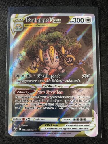 Pokémon TCG Regigigas VSTAR Crown Zenith: Galarian Gallery GG55/GG70 Holo  Ultra Rare for sale online