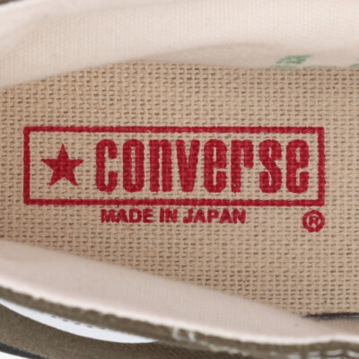 靴 CONVERSE ALL STAR MADE IN JAPAN KHAKI Converse Canvas All Star J HI Khaki MADE IN JAPAN Limited CHUCK