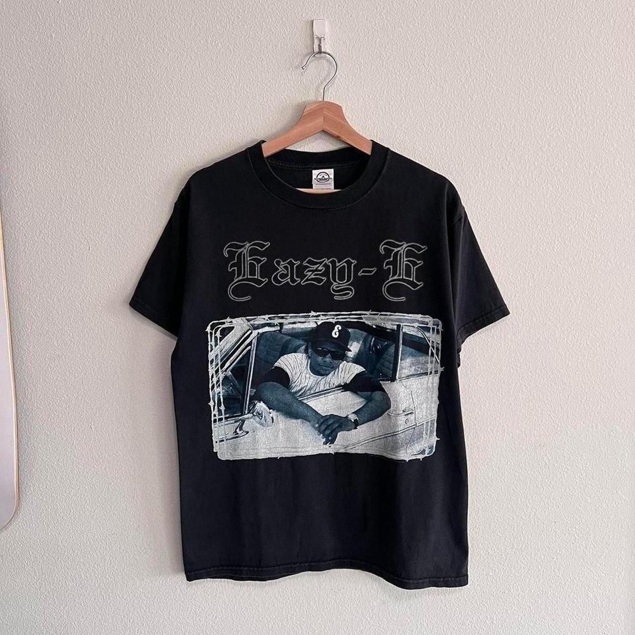 FILA Maglietta Vintage Eazy E Death Row Ruthless Rap Nera 2006 IL714