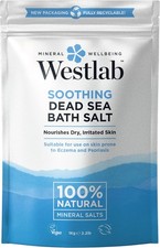 Westlab Pure Mineral Bathing Dead Sea Salt, 1kg (Packaging 1 kg (Pack of 1)