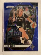 2024 Panini Prizm WNBA #126 Kate Martin Blue Velocity Prizms
