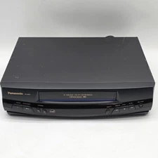 Panasonic VCR Blue Line Player PV-8450 Working Condition No Remote Tested Works