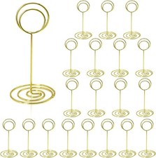 Table Number Stands Place Card Holder Gold 20pcs