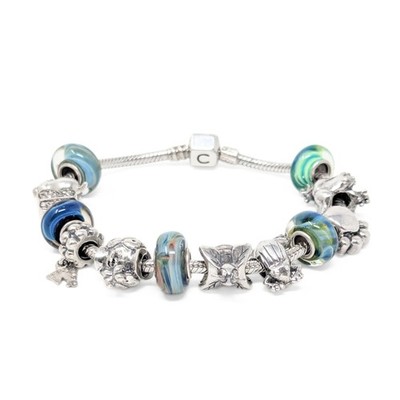 Chamilia Sterlingsilber Tier & Käfer Motiv Perlen/Bettelarmband
