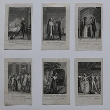 Chodowiecki Kupferstiche Yoricks empfindsame Reisen Illustration unsign 1783