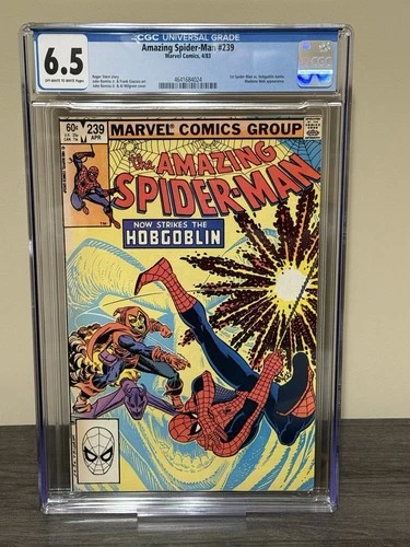 Amazing Spider-Man #239 CGC 6.5 OW-W Pgs (Marvel 1983) 1st Spidey VS Hobgoblin