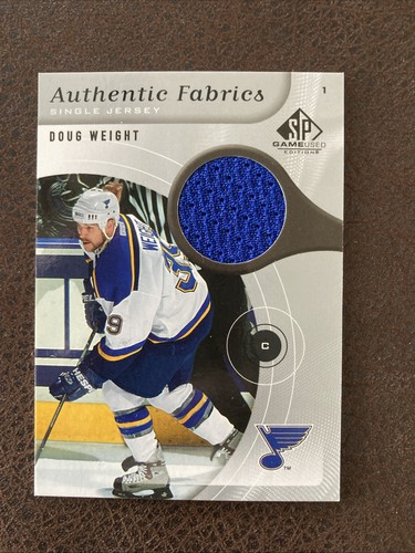 2005-06 SP Game Used Edition - Authentic Fabrics Doug Weight #AF-DW