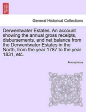 Derwentwater Estates. an Account Showing the Annual Gross Receipts, Disbursement