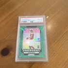 Panini 2024 Prizm Emergent Jayden Daniels #2 Green Prizm Rookie PSA 10