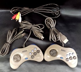 Sega Hst-0004 Sega Saturn  With 2 Controllers Fid07