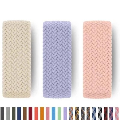 Braided Solo Loop Band Strap for Apple Watch 9 8 7 6 5 4 SE 40 44 41 45mm
