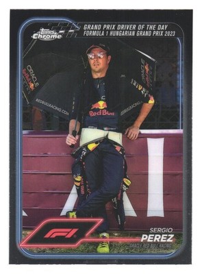 2024 Topps Chrome F1 Formula 1 Oracle Red Bull Racing Sergio Perez