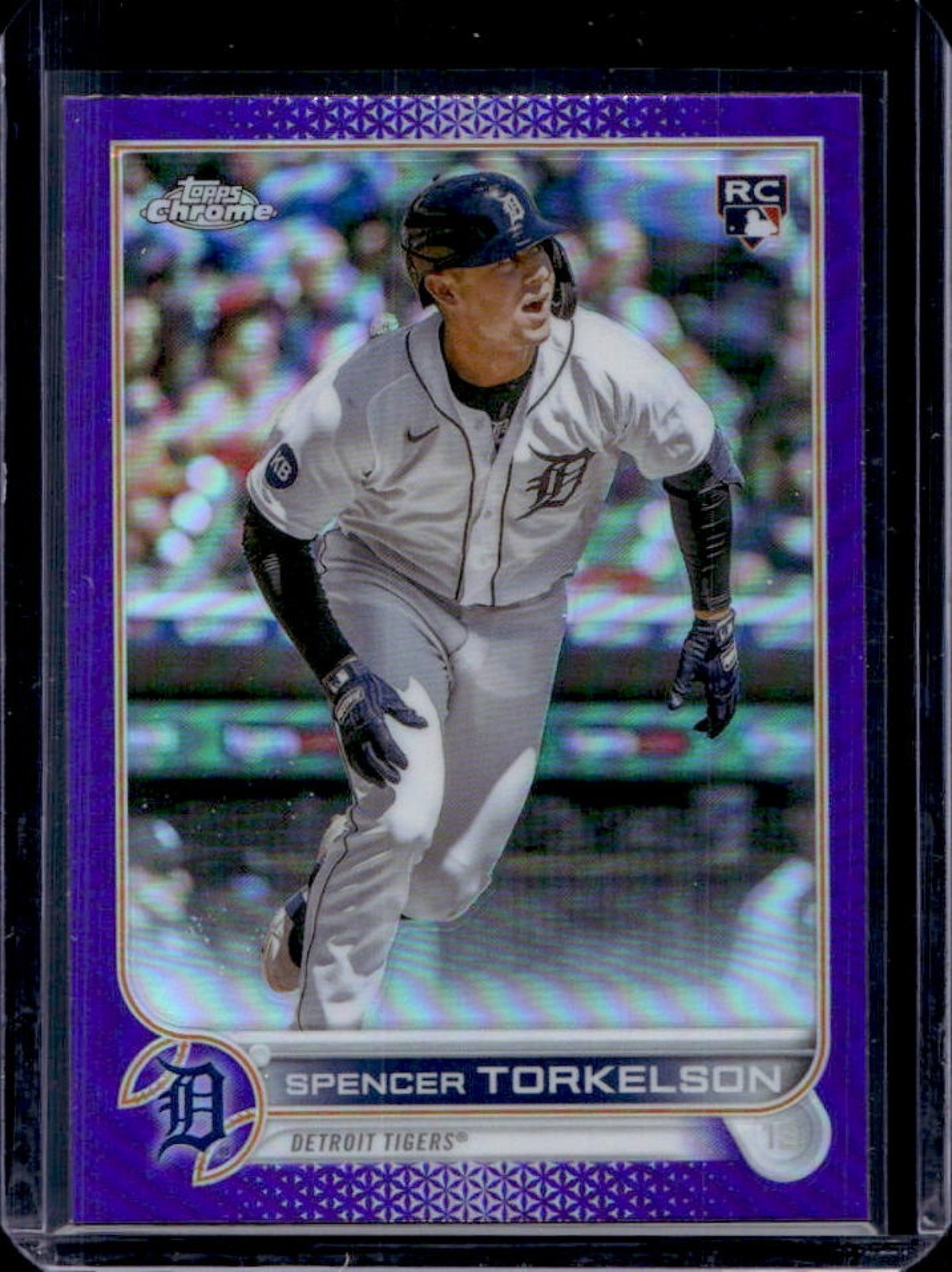 2022 Topps Chrome Update Spencer Torkelson RC Purple Refractor #USC100 Tigers