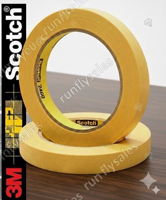 2PK 3M Scotch Ultimate Paint Edge Masking Tape 2460 1-1/2 in x 60 Gold 3.3 mil