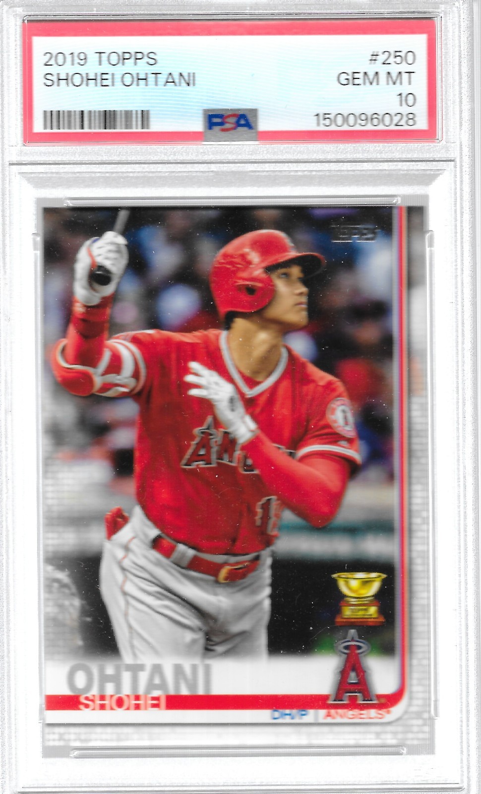 2019 Topps Shohei Ohtani PSA 10 Gem Mint All Star Rookie Cup #250 Dodgers Angels