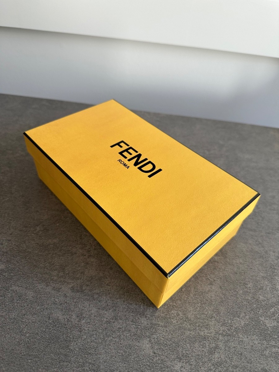 NEW Authentic Fendi Roma Sunglass Eyeglasses Box & Soft Case Pouch