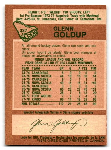 1978-79 O-Pee-Chee OPC Hockey #201-396 You Choose Complete Your Set Esposito - Picture 275 of 393