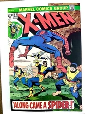 X-Men 83 1973 Marvel Comics  X-Men Spider-Man Cyclops Beast Beautiful Comic!