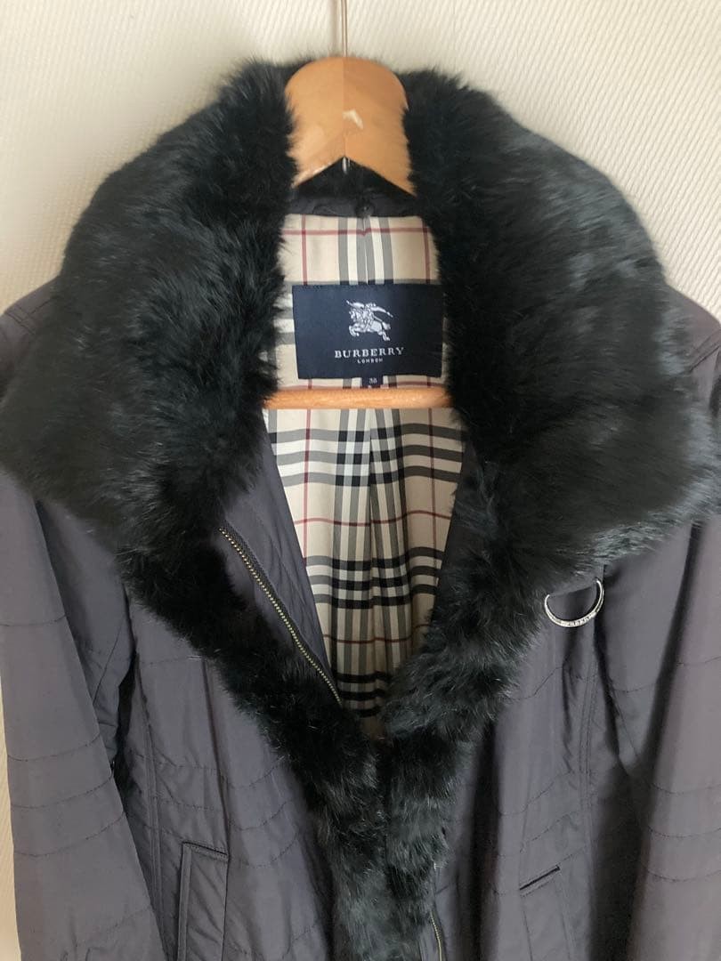 BURBERRY Black Fur Jacket Padding - image 3