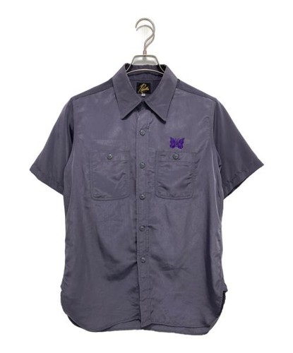 Needles S/S Work Shirt - Poly Cloth Work Shirt Short Sleeve S