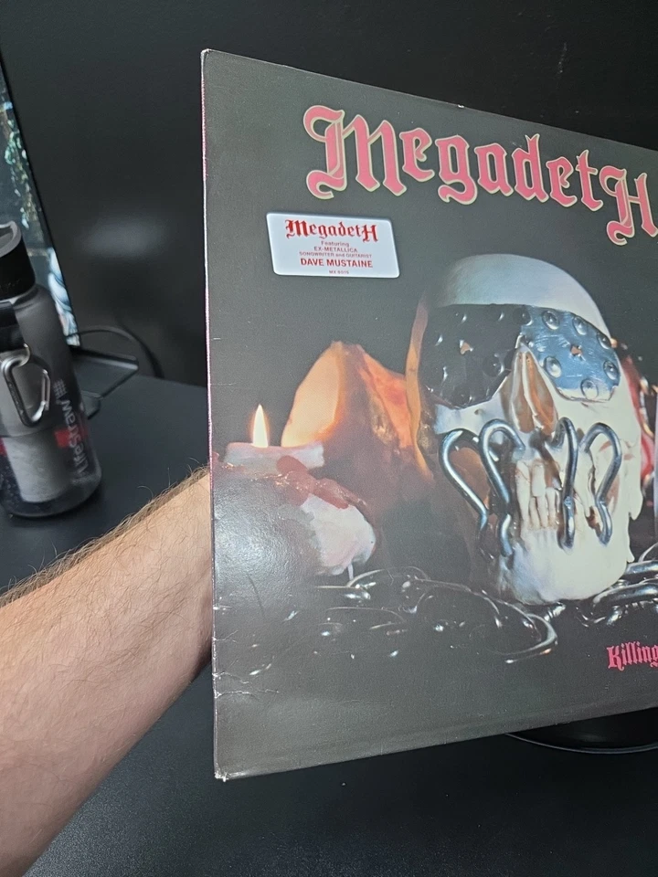 Megadeth Killing Is My Business Lp Vinyl OG 1985 Combat Press W/Hype Sticker EX - Image 4 of 4