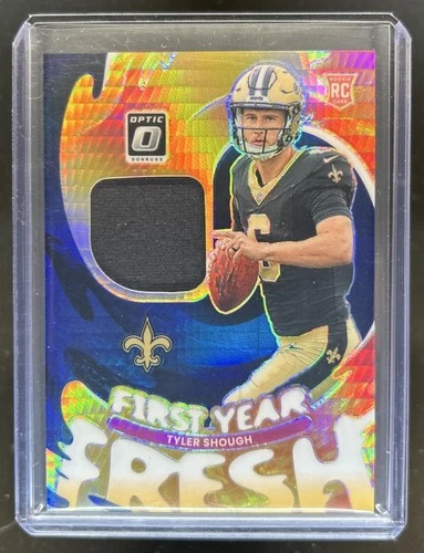 2025 Donruss Optic Tyler Shough Blue Hyper (RAW)
