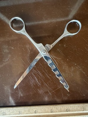 VTG Rostfrei Prof Hair Thinning Chunky Scissors German Solingen Duett II Foltis