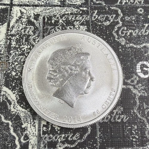 2014 Australia Battle of the Coral Sea, 1/2 oz .999 Fine Silver Coin