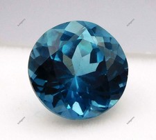 8.00 Ct Natural Montana Sapphire Blue Round Cut Certified Loose Gemstone AAA