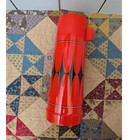 Aladdin Vanguard Rustless Red Black Metal Thermos Bottle Collectible Vintage — photo 1
