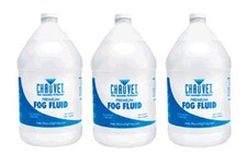 Three 3 Chauvet DJ Non-Staining Fj-U Fogger Smoke Machine Juice Fluid 1 Gal