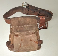 Klein 5415 S Tool Pouch CLC Custom Leather Craft No 439 Steel Hammer Loop