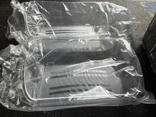 2 Pack Clear Refrigerator Door Bin Shelf #240324502  For Frigidaire Kenmore
