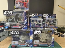 star wars micro galaxy squadron 6 Ships Marauder,razor Crests,tie,tie Inter