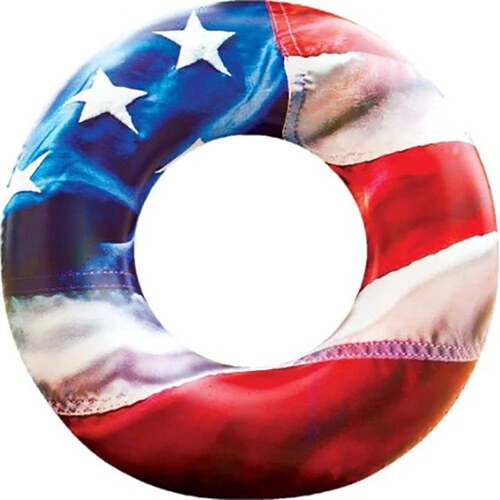 Трубка для пляжа и бассейна PoolCandy PC2550BLB в звездно-полосатую полоску 2490₽