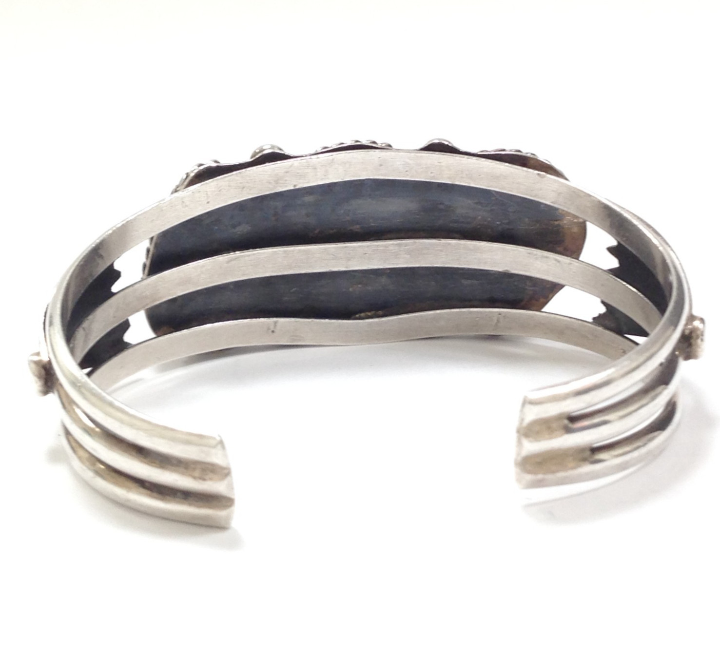 Unsigned Sterling Silver Turquoise Southwestern C… - image 6