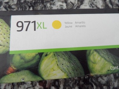 HP 971XL Yellow High Yield Original Ink Cartridge (CN628AM) Exp July 2025