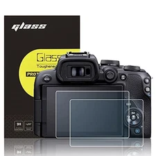Set of 2 Ultra-Thin Glass Screen Protectors for Canon EOS R10 (EOSR10) 95%+