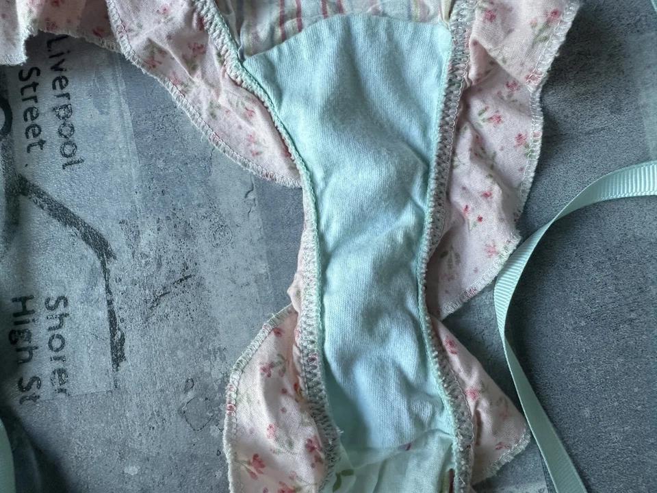 De colección Y2k VICTORIA'S SECRET Algodón Rosa RAYAS RARO tiro bajo Talla S Foto 4 de 4