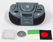 Lecteur cassette radio et mini figurine CD gris