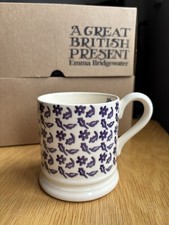 Emma Bridgewater Mauve Innibeg Half Pint Mug Excellent Condition