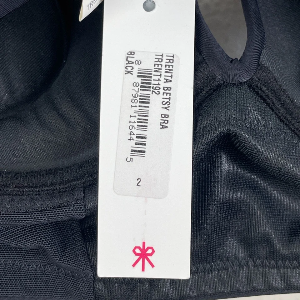 NUEVO Sujetador Cosabella Mujer 2 Trenta Betsy Negro Manga Encaje Inalámbrico Manga 3/4 Foto 4 de 4