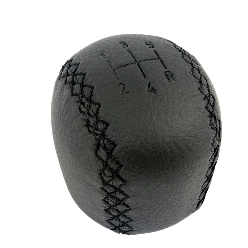 Para Saab 95 9-5 1998-2011 5 velocidades cuero palanca de cambios perilla de cambio 4777074 Foto 4 de 4