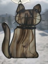 Stained glass Cat Suncatcher