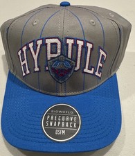 The Legend of Zelda Hat Snapback Gray Hyrule Bioworld Baseball Cap Link