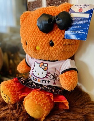 Build A Bear Limited Edition Halloween Orange Pumpkin Hello Kitty 2011 - Sanrio
