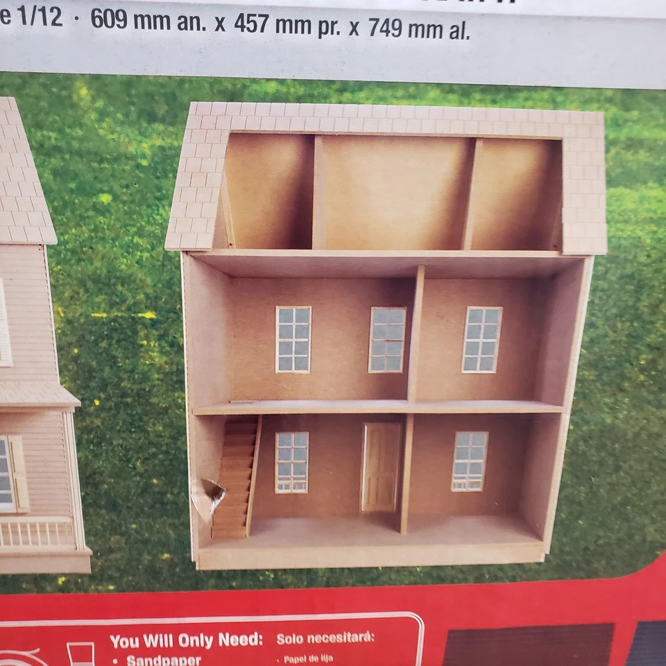 Real Good Toys QuickBuild Imagination House Kit de casa de muñecas de madera #6703100 NUEVO Foto 4 de 4