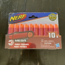 Hasbro NERF Accustrike Mega Power Big Red Refill Darts Includes 10 Darts
